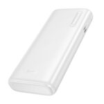 Power Bank Hoco J158A Runner 10000mAh Fast Charge 5V/2A Slim με 2xUSB-A 1xUSB-C 1xMicro USB και LED Ένδειξη Μπαταρίας Λευκό - Image 4
