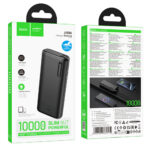 Power Bank Hoco J158A Runner 10000mAh Fast Charge 5V/2A Slim με 2xUSB-A 1xUSB-C 1xMicro USB και LED Ένδειξη Μπαταρίας Μαύρο - Image 2
