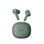 QCY Buds ANC Green (HT15)- 45db ANC TWS Earbuds 35h 5 mic ENC, ear-canal adaptive tech, leather case - Image 4