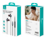 USAMS earphones με μικρόφωνο US-SJ758, USB-C σύνδεση, μεταλλικά, 1.2m, γκρι - Image 6