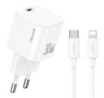 USAMS φορτιστής τοίχου CC262 με καλώδιο Lightning