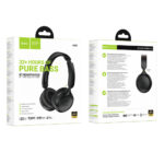 Wireless Ακουστικά Stereo Hoco W66 Wave v5.4 300mAh 32hr Χρήσης με Μικρόφωνο Μαύρα - Image 2