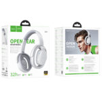 Wireless Ακουστικά Stereo Hoco W67 Rhyme Open Ear v5.4 300mAh 32hr Χρήσης με Μικρόφωνο Λευκά Γκρι - Image 2