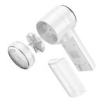 Επαναφορτιζόμενη Μηχανή Αφαίρεσης Χνουδιών Hoco HP70 800mAh με 6 Λεπίδες 7800 Rpm 3 Επιλογές Ταχύτητας και LED Οθόνη Ενδείξεων Λευκή - Image 3