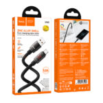 Καλώδιο Hoco U143 Joy USB-A σε USB-C Fast Charging 5A Μαύρο 1.2m - Image 2