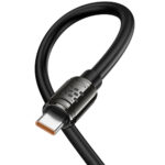 Καλώδιο Hoco U143 Joy USB-A σε USB-C Fast Charging 5A Μαύρο 1.2m - Image 3