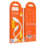 Καλώδιο σύνδεσης X122 Benefit USB-C σε USB-C PD60W 3A για Γρήγορη Φόρτιση Λευκο 1m - Image 2