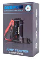 AVAPOW εκκινητής μπαταρίας αυτοκινήτου A9 με φακό, 12V/2500A, 8000mAh - Image 5