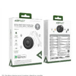 Acefast Tag S1 Anti-Lost Tracker Μόνο για iOS Συμβατό με Apple Find My Network με Προστατευτική Θήκη και Υποδοχή για Λουράκι Μαύρο - Image 2