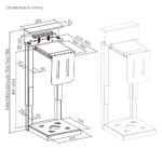 BRATECK βάση γραφείου για PC CPB29-01, universal, μεταλλική, έως 30kg - Image 5