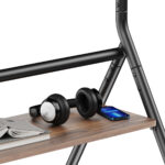 BRATECK βάση τηλεόρασης δαπέδου TTF13E-46FW, 37-86", έως 80kg, με ράφι & ροδάκια - Image 5