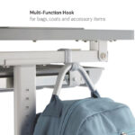 BRATECK σετ παιδικό γραφείο και καρέκλα B301, ρυθμιζόμενο, γκρι - Image 4