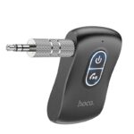 Bluetooth Transmitter Hoco E73 Pro Journey 2-in-1 BT v5.0,έξοδος AUX 3.5mm και USB-C με Ενσωματωμένο Μικρόφωνο Μαύρο - Image 3