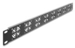 DELOCK κάλυμμα για 8x 40mm ανεμιστήρες 67414 για rack 19"/1U