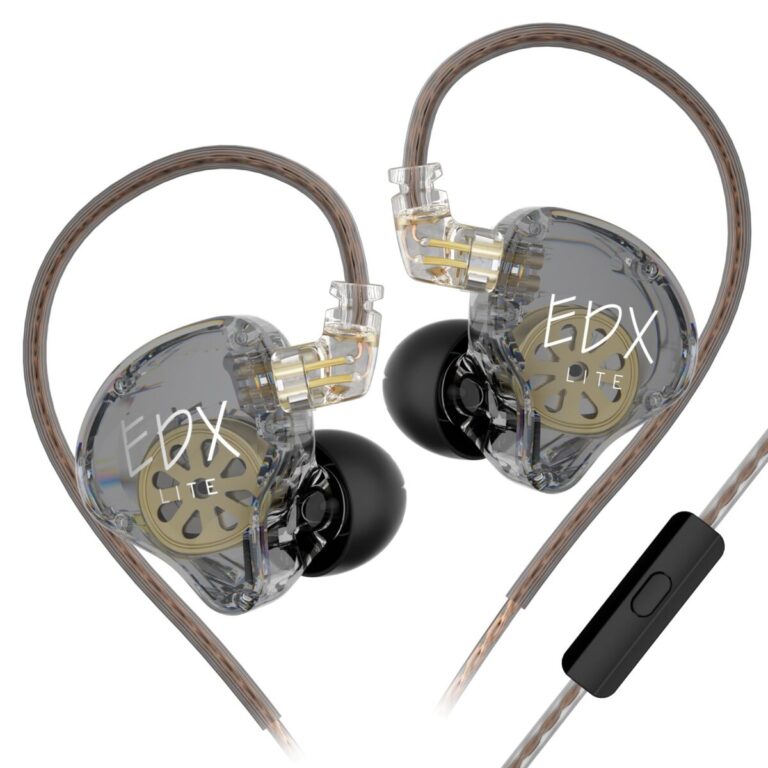 KZ EDX LITE Transparent Grey With MIC - IEM 3