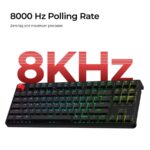 Keychron C3 Pro (C3PX-H3) QMK/VIA Mechanical Brown Switch - 8K Polling Rate Hot Swap. 80% US RGB - Image 2