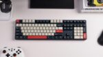 Keychron J5 (KJ5-H1Z) QMK Wireless Mechanical Keyboard Red Switch Hot-Swap RGB 100% US Dark Blue - Image 2