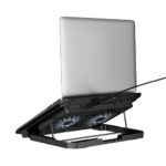 Laptop Cooler Hoco GA4 Jade Μαύρο με 2 Ανεμιστηράκια 7 Επιπέδων Έντασης και Φωτισμό για Φορητούς Υπολογιστές έως 17" - Image 3