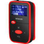 MP3 Player 8GB Sencor SFP 4408 RD 110 mAh 1.1" LCD Οθόνη 7 'Ωρες Αναπαραγωγής FM Radio και Micro SD - Image 2