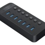 ORICO USB hub CT2U3-7AB με διακόπτες