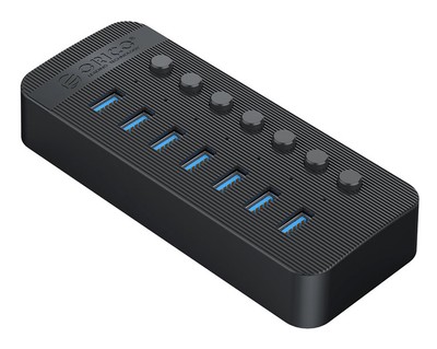 ORICO USB hub CT2U3-7AB με διακόπτες