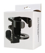 POWERTECH βάση ακουστικών & ποτηροθήκη γραφείου PT-1579, περιστρεφόμενη, μαύρη - Image 4