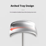 POWERTECH επιτραπέζια βάση ακουστικών PT-1580, ασημί - Image 3