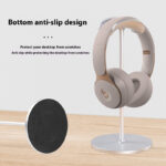 POWERTECH επιτραπέζια βάση ακουστικών PT-1580, ασημί - Image 4