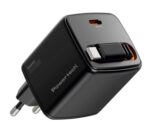 POWERTECH φορτιστής τοίχου PT-1571 με πτυσσόμενο καλώδιο