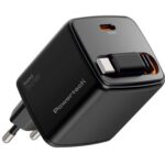 POWERTECH φορτιστής τοίχου PT-1571 με πτυσσόμενο καλώδιο