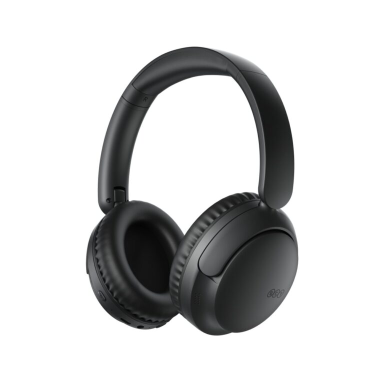 QCY H2S Lite Headphones Black - Type-C & Bluetooth Clear Call ENC iOS/Android 60hours 10m 40mm