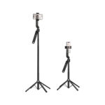 Selfie Stick Hoco K32 Soporte και Τρίποδο για Συσκευές 4.5"- 7" Επεκτεινόμενo εως 1.81m με Τηλεχειριστήριο και Auto Face Tracking Μαύρο - Image 4
