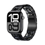 Watchband Hoco WA36 Elegant Series 38/40/41/42mm Πλαστικό Μπρασελέ Strap για Apple Watch series 1/2/3/4/5/6/7/8/9/SE/SE2 Μαύρο