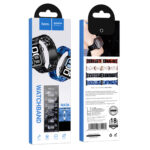 Watchband Hoco WA36 Elegant Series 44/45/46/49mm Πλαστικό Μπρασελέ για Apple Watch series 1/2/3/4/5/6/7/8/9/se/ultra1/ultra2 Μαύρο - Image 2