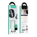 Watchband Hoco WA37 38/40/41/42mm Fluorine Rubber Strap για Apple Watch series 1/2/3/4/5/6/7/8/9/SE/SE2 Light Lotus - Image 2