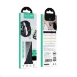 Watchband Hoco WA37 38/40/41/42mm Fluorine Rubber Strap για Apple Watch series 1/2/3/4/5/6/7/8/9/SE/SE2 Μαύρο - Image 2