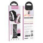 Watchband Hoco WA38 Time Series 44/45/46/49mm Silicon Strap για Apple Watch series 1/2/3/4/5/6/7/8/9/se/ultra1/ultra2 Μαύρο - Image 2