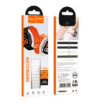 Watchband Hoco WA39 Flex Series 38/40/41/42mm Silicon Strap για Apple Watch series 1/2/3/4/5/6/7/8/9/SE/SE2 Μπέζ με Πορτοκαλί - Image 2