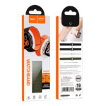 Watchband Hoco WA39 Flex Series 38/40/41/42mm Silicon Strap για Apple Watch series 1/2/3/4/5/6/7/8/9/SE/SE2 Χακί με Μαύρο - Image 2