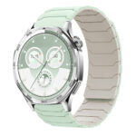 Watchband Hoco WH21 Flexible Silicon Μαγνητικό για Samsung Huawei Xiaomi Vivo OPPO κα 22mm Universal Light Lotus με Λευκό