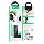 Watchband Hoco WH22 Silicon για Samsung Huawei Xiaomi Vivo OPPO κα 22mm Universal Black - Image 2