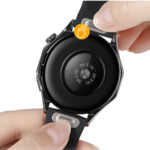 Watchband Hoco WH22 Silicon για Samsung Huawei Xiaomi Vivo OPPO κα 22mm Universal Black - Image 3