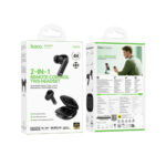 Wireless Hands Free Hoco EW204 Verso TWS v6 350mAh με 4 Ώρες Λειτουργίας και Κουμπιά για Έλεγχο Μουσικής στη Θήκη Φόρτισης Μαύρα - Image 2