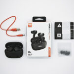 Wireless Hands Free JBL Wave Beam Buds με TalkThru έως 32 Ώρες Λειτουργίας IP54 και Θήκη Φόρτισης Μαύρα - Image 2