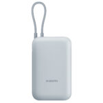 Xiaomi Power Bank 10000mAh BHR9073GL 22.5W με 1xUSB-A 1xUSB-C και Ενσωματωμενο Καλώδιο Blue