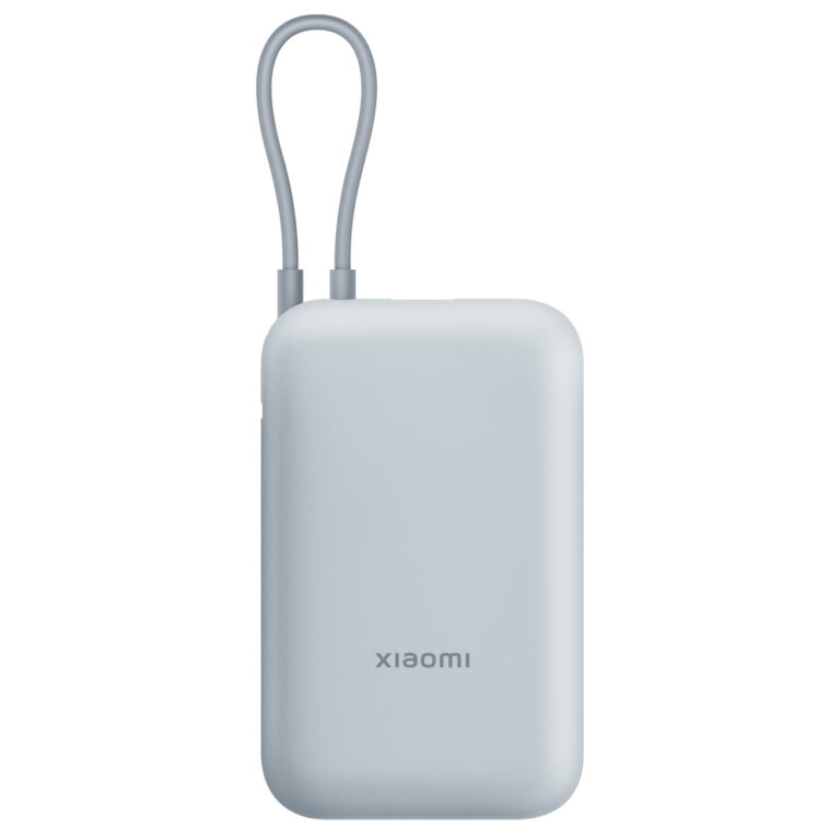 Xiaomi Power Bank 10000mAh BHR9073GL 22.5W με 1xUSB-A 1xUSB-C και Ενσωματωμενο Καλώδιο Blue