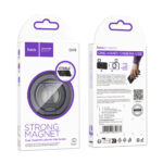 Βάση Στήριξης Μαγνητική Δαχτυλίδι Hoco GH9 για Κινητά Τηλέφωνα με Διπλό Μαγνήτη Ασημί - Image 2