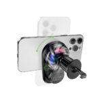 Βάση Στήριξης Μαγνητική και Cooler Hoco HW36 15W για Στήριξη σε Αεραγωγό για Συσκευές 4.5"-7" Μαύρη - Image 4