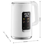 Βραστήρας Sencor SWK 0950WH με LED  Οθόνη Ενδείξεων 1,7 lt 2200W Λευκός - Image 4