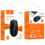 Ενσύρματο Business Ποντίκι Hoco GM50 League με 3 Πλήκτρα DPI 1000 Μαύρο - Image 2